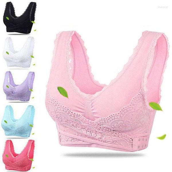 Geri Destek Kadın Spor Sütyen Ön Cross Side Tonle Toplantı Kadın Yoga Yukarı Yukarı Yukarı Yolda Şok geçirmez Fitness Spor Salonu Jogging Bralette