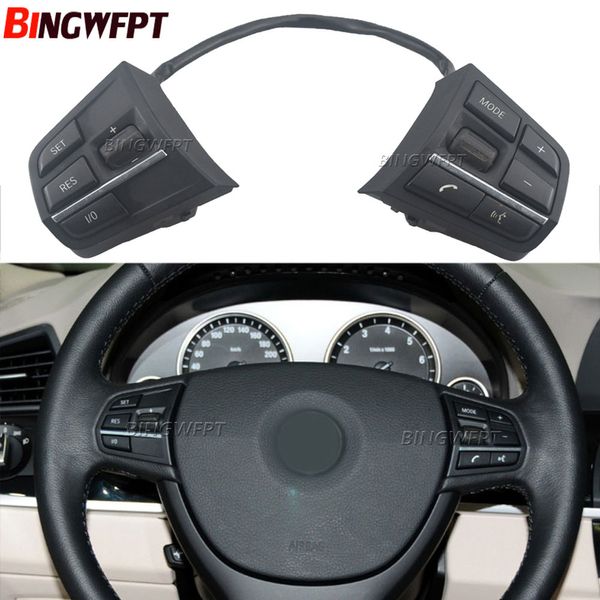 Volante do carro esquerda + direita interruptor de botão de controle do volante para bmw série 5 2010 2011-2017 9229479 / 9229480