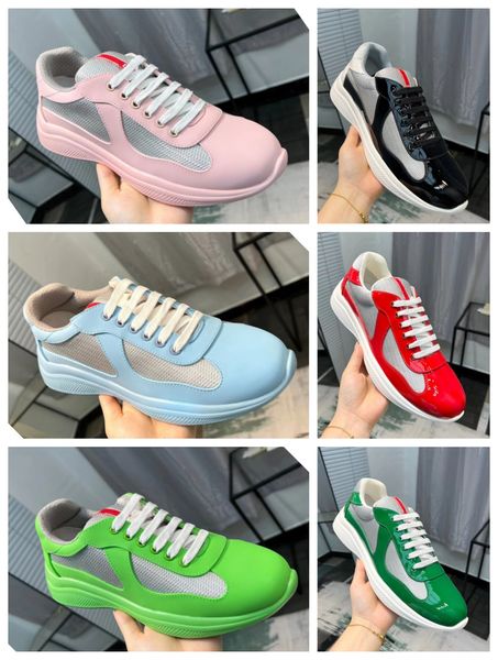 TOP Designer Classico e confortevole Gaobang Uomo Scarpe casual Colore a contrasto Trendy Traspirante Stringate Rosa Giallo Scarpe sportive da uomo Taglia 38-45