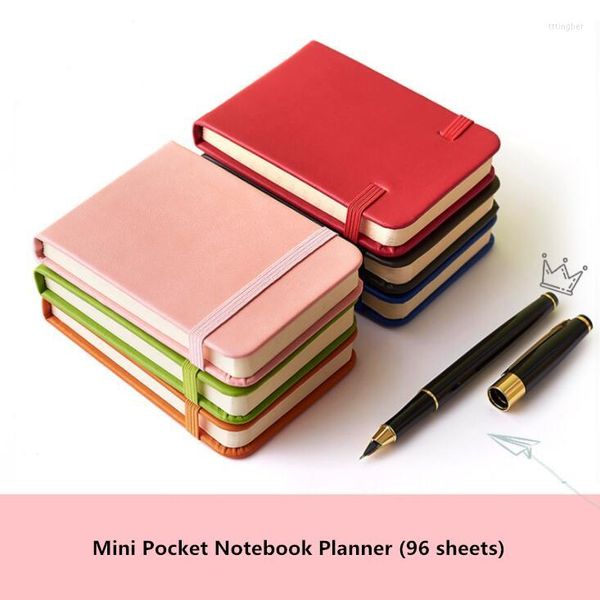 Sharkbang 96 Folha A7 POT Pocket Fruit Notebook Monthly Weekly Diary Planner Study Work Memo Pads Agenda Papelary