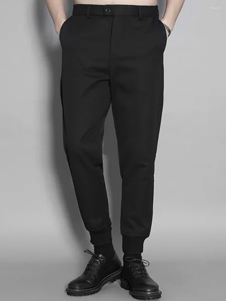 Tute da uomo Trend Autunno britannico Pantaloni eleganti Harlan piccoli piedi slim fit da uomo 9 punti Business Casual