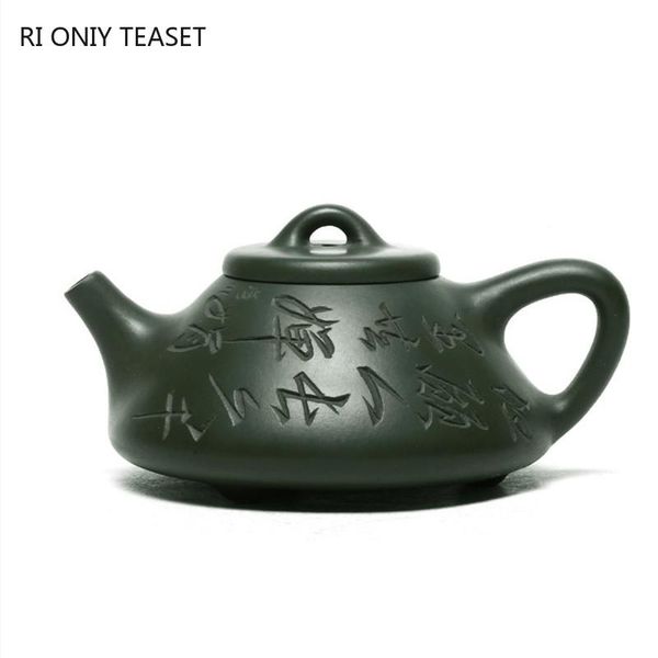 Teewaren 180ml Yixing Purpur Ton Teekannen Master handgefertigtes Schaufel Stein Teekanne Roherzerzerzschlamm Kessel Chinesische Zisha Tee Set Geschenke