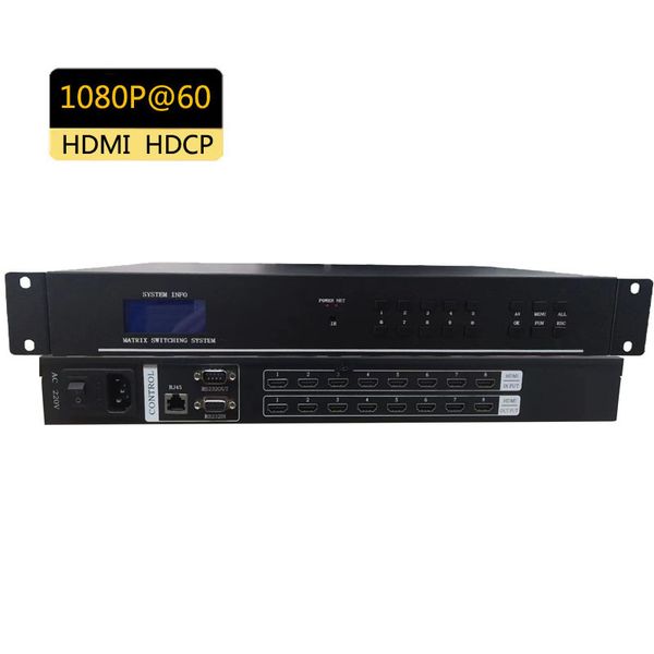 Switch matrice HDMI 8X16 Switch matrice 8X8 1080P HDCP 1.3 HDMI 4X4 con GUI Web e controllo APP