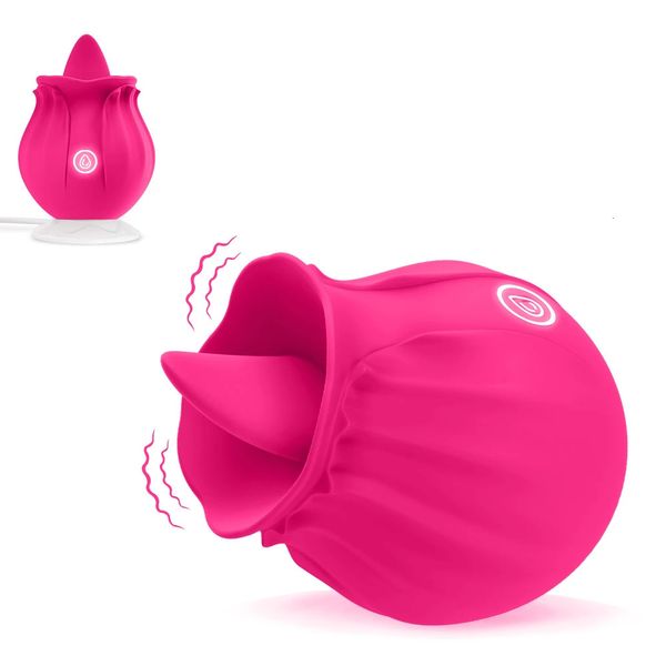 Vibradores rosa brinquedo clitóris língua lambendo vibrador estimulador de mamilo clit buceta licker masturbador casal adulto brinquedos sexuais eróticos para mulheres 231128