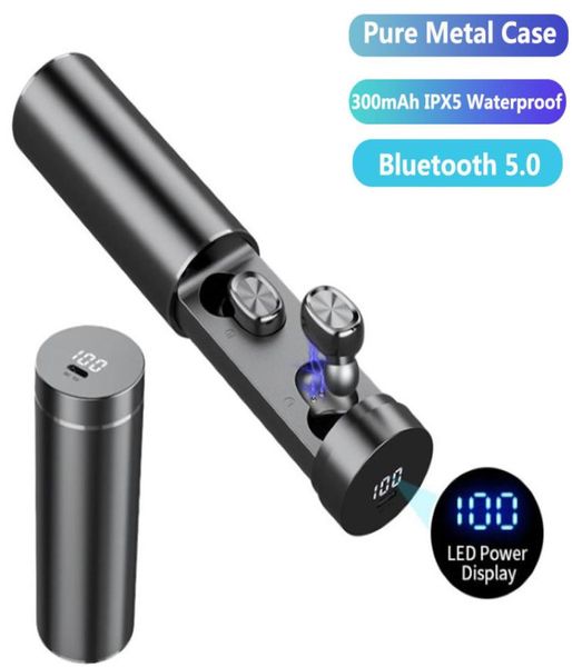 B9 TWS Auricolari Bluetooth Auricolare senza fili 8D HIFI Sport con microfono Auricolari Gaming Musica Cuffie per Xiaomi Huawei Iphone9560197