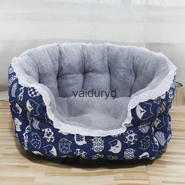 Camas de gato móveis lavável redondo macio cama de cachorro resistente a riscos antiderrapante fundo confortável para animais de estimação internos gatinhos ninhosvaiduryd