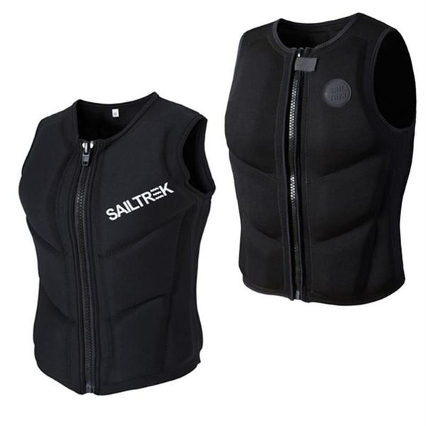 Giubbotto salvagente Boa Giacca professionale in neoprene Protezione galleggiamento Nuoto Canottaggio Surf Kayak Barca a motore Sicurezza190a