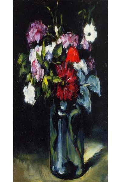 Картина маслом Поля Сезанна ручной работы Цветы в вазе современное искусство Пейзажи для декора спальни4724786