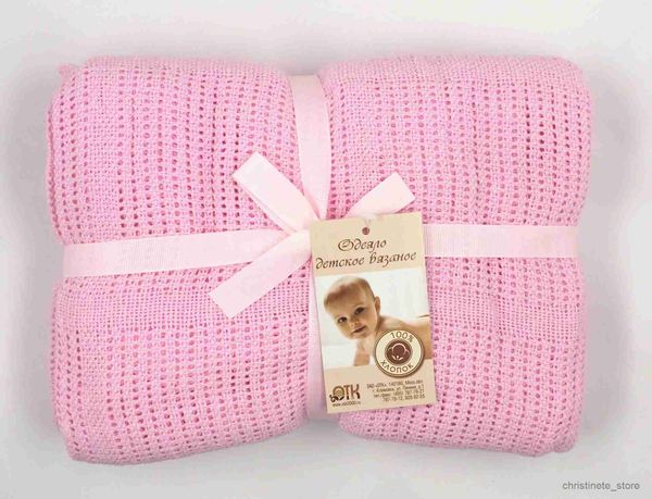 Coperte Fasce 90x120 cm Coperta per neonati in cotone super morbida per bambini Mese Neonato Lettino Swaddle Infant Wrap Asciugamano da bagno Coperta per bambini R231130