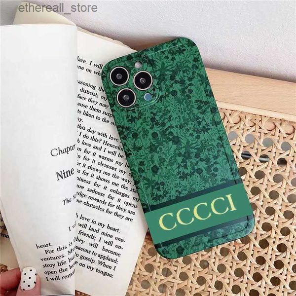 Custodie per cellulari Custodie per cellulari per IPhone 14 Pro Max 13P 12 11 XR Moda Vine Tiger Modello Custodia di lusso Designer Custodia antiurto Cover Shell 2022 Q231130