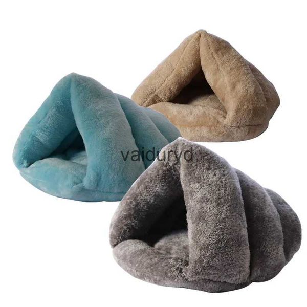 Letti per gatti Mobili Cuccia per animali Morbida e calda Nido Cuccia Sacco a pelo Tappetino Tenda per cani Cave House Lavabile Peluche Sonno profondo Littervaiduryd