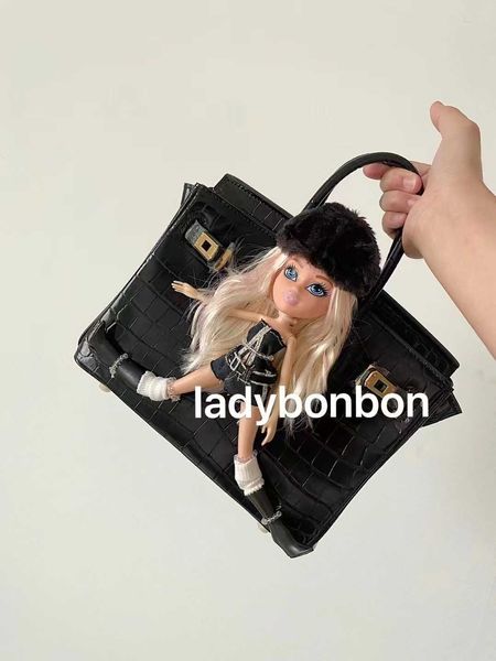 Luxus-Designer-Tragetaschen B-rikis Online-Shop Ladybonbon Barbie-Taschen mehrfarbige Puppenmädchen mit echtem Logo