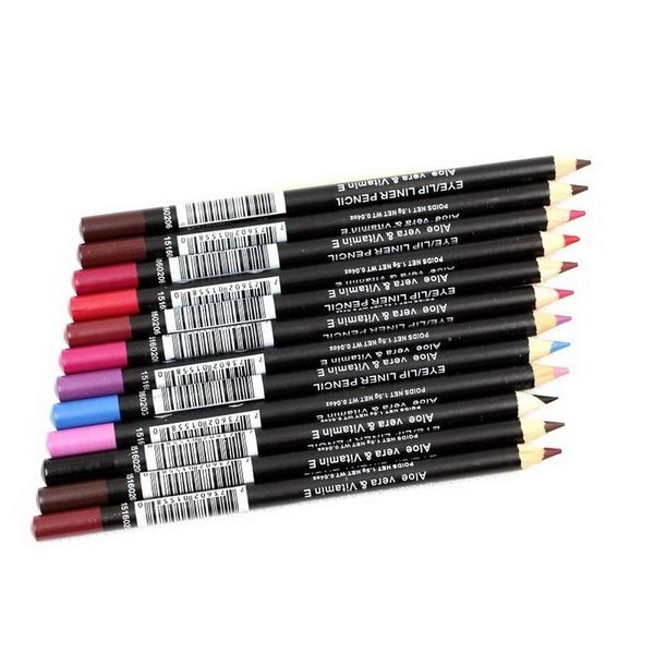 Lip Pencils Lip Pencils Female Liner Pencil Großhandel Augenfarbe Crayon A Levre Aloe Vera und Vitamin E Wasserdicht Einfach zu tragen Natürlich Dhxwb