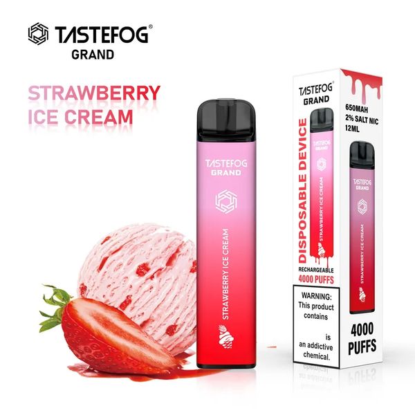 2023 più nuovo arrivo QK Tastefog monouso Vape Puff bar Grand 4000 Puffs Plus batteria ricaricabile all'ingrosso di sigarette elettroniche