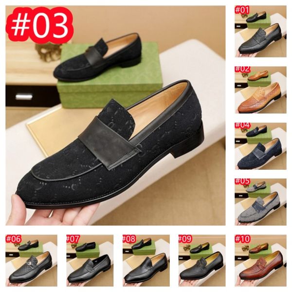 10 Model Erkek Tasarımcılar Loafers Ayakkabı Orijinal Düğün Paty Luxurious Elbise Ayakkabı Gerçek Deri Klasik Zarif Soafers Yuvarlak Toe Ofis Ayakkabı Boyutu 38-46