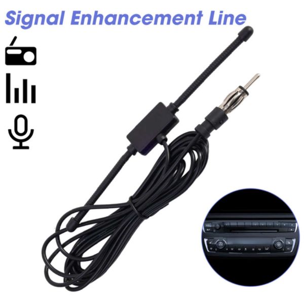 Upgrade Upgrade Universal Auto Windschutzscheibe AM FM 12V Radio Antenne Signalverstärker Booster Versteckte Radio Aktive LKW Stereo B0H2 Antenne Antena