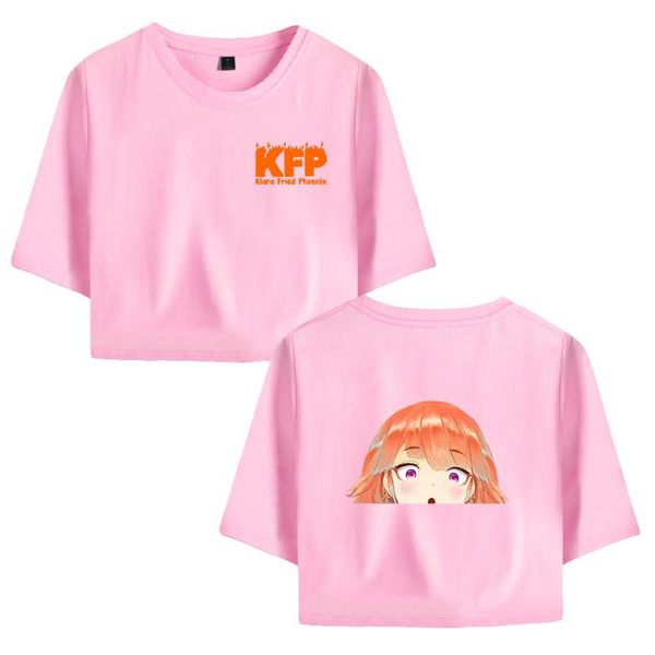 Camisetas masculinas imprimem hololive inglês vtuber takanashi kiara harajuku women camise