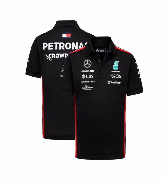 KKR7 Erkek Trailsuits AMG 2023 Takım Polo Black Petronas Tasarımcı Men039s T Shirts Lüks AMG Top One Racin1781428