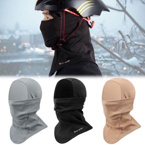 Caschi da motociclista Inverno Caldo Antipolvere Sport all'aria aperta Protezione dal freddo Sciarpa Cappello Maschera Passamontagna Protezione per il collo Fodera per casco