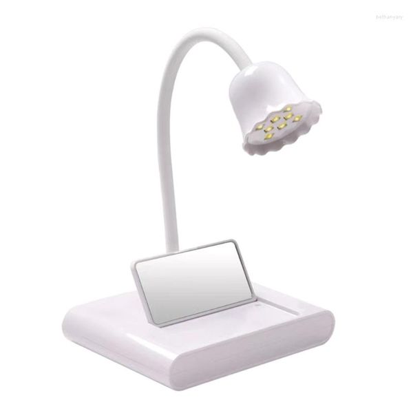 Secadores de unhas lâmpada de UV LED 20W UNIDES PESQUISAS Gel Curando luz rotativa para casa DIY Salon-manicure Decor