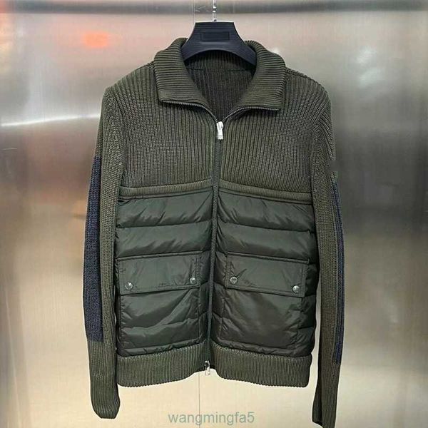 Xftt Parkas Fashion 2023 Autunno/Inverno nuovo piumino leggero con cappuccio impiombato da uomo e da donna lavorato a maglia