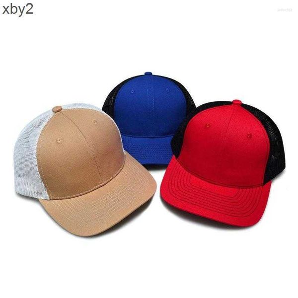Bonés de bola bonés de bola 2023 estilo moda richardson boné de beisebol masculino feminino streetwear camionista chapéus de alta qualidade respirável malha chapéu pai