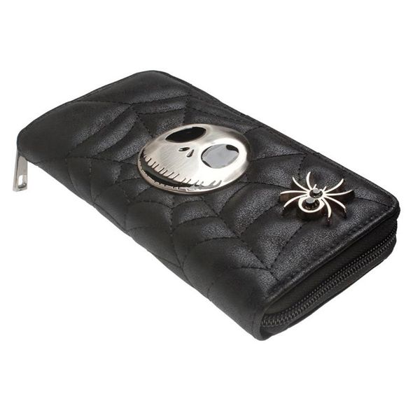 Jack Skellington Weihnachtsgeschenk-Geldbörse, große Kapazität, Damen-Geldbörse, Damen-Geldbörse, Damen-Kartenhalter, DFT5048, C1115317L