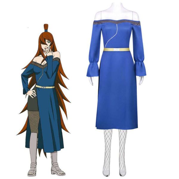 Mizukage Terumi Mei Cosplay Kostüm Land des Wassers Fünfte Generation Ninja Anführer Damen Kleider Halloween Anime Kostüme