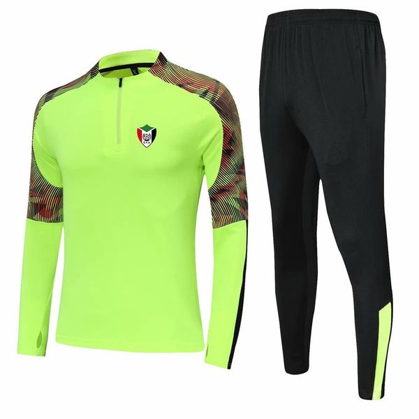 Squadra nazionale di calcio del Sudan Bambini Tute da corsa Set Uomo Tute da calcio all'aperto Home Kit Giacche Pantaloni Abbigliamento sportivo Escursionismo Socc305o