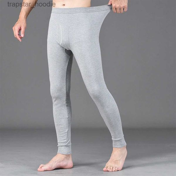 Roupa íntima térmica masculina Calças térmicas masculinas Invisível Thermo Warmer Long Johns Roupa íntima quente Baselayer Bottom Thermals Base Layer Calças compridas para L231130