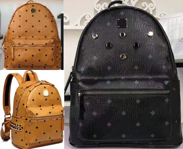 klassische Mode koreanische Version von Punk Nieten Rucksack männliche und weibliche Studenten Schultasche Reiserucksäcke Männer Frauen Rucksack Rucksack