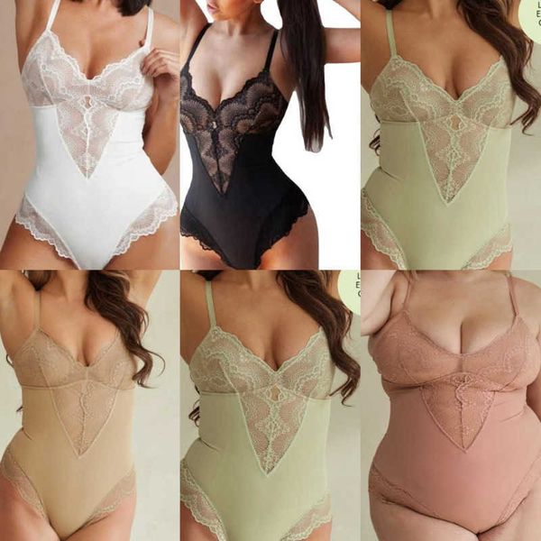 Nuovo arrivo Womens Designer Intimo Shapers Body Summer Bretelle Pizzo Splicing Sexy Tuta Lingerie Donna