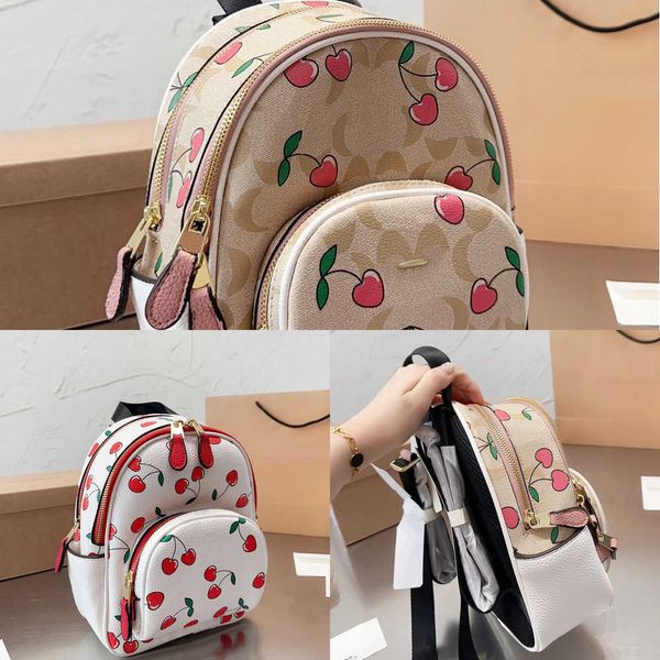 Cobag Rucksack Rucksäcke Taschen Designer Luxus Rucksack Bookbag Damenmode Allgleiches Große Kapazität Cherry Bookbags