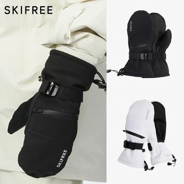 Guanti da sci SKIFREE Aggiornamento Addensare Inverno Donna Uomo 3 M Thinsulate Termico Snowboard Guanti caldi impermeabili Guanto 231129