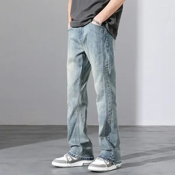 Herrenjeans 2023 Frühling und Herbst klassische Mode Retro gerades Bein lässig entspannt atmungsaktiv hochwertige Hose M-3XL