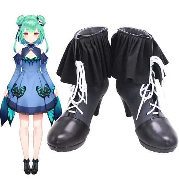 Vtuber Uruha Rushia Cosplay Damen High Heel Stiefel Hololive Fantasy Virtuelle Youtuber Schuhe