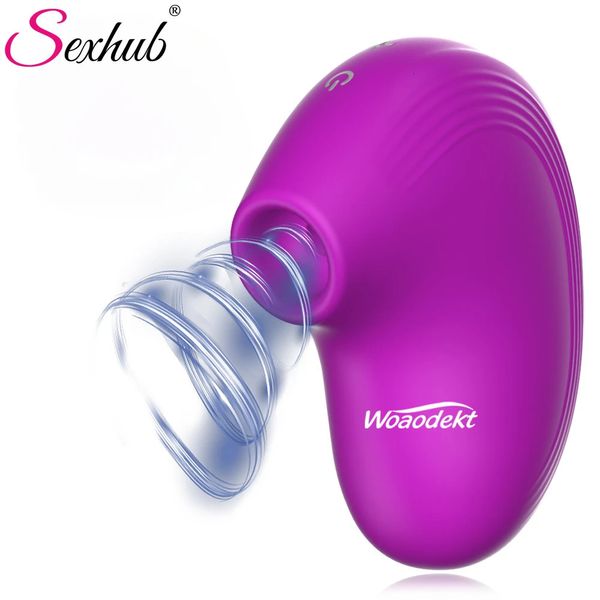 Vibratori Clitoride Potente vibratore per succhiare Clitoride femminile Capezzolo Ventosa orale Stimolatore del clitoride Massaggiatore vaginale Giocattoli del sesso per le donne 18 231130