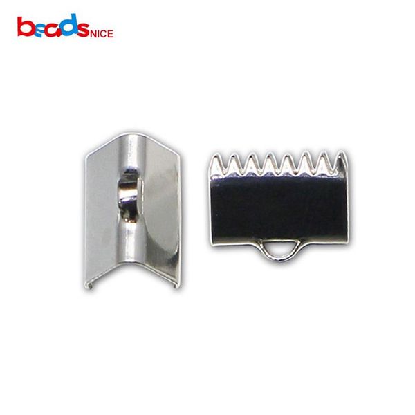 925 Sterling Silber Band Crimp Ends Anhänger Verbinder Band Endverschluss für Halskette Armband Verbinder Finden ID36312243u