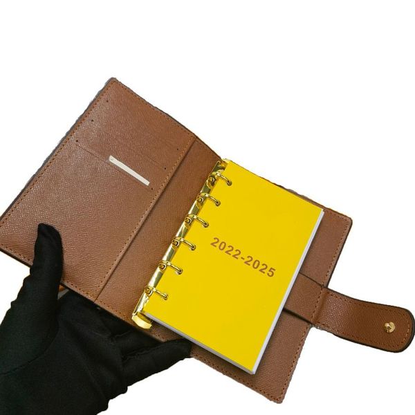 Moda bloqueio de passaporte de negócios cobre titular designer memorando médio agenda mesa planejador titular do cartão a5 caderno diário jotter pro326l