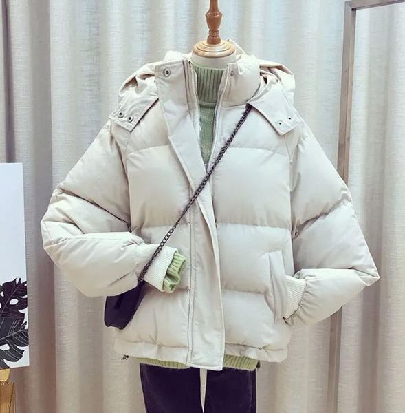 Oberbekleidungsmäntel für Damen, Baumwolljacke, kurze Brotjacke für Damen, schick, East Gate, Hongkong-Stil, koreanische Version, lockere und verdickte Studenten-Baumwolljacke, Wintermantel