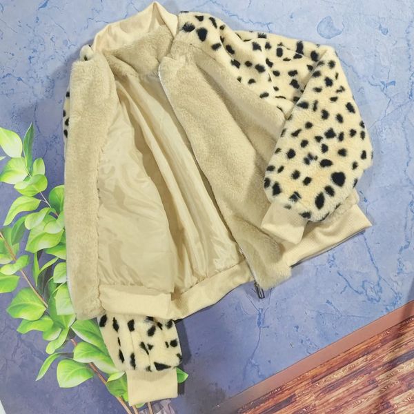 Cappotto da donna in misto pelliccia Giacca in pelliccia Cappotti invernali Jacks Dames Leopard impiombato Casual in ecopelle Donna 231129