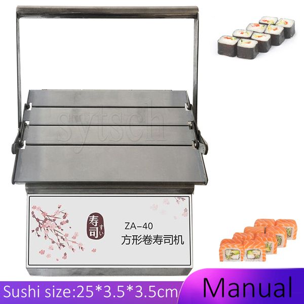 Macchina per la formazione di sushi manuale Macchina per rotoli di riso alghe Stampo per rotoli di sushi Macchina per fare rotoli rotondi per sushi