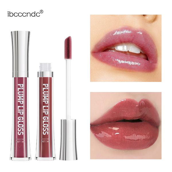 Lucidalabbra idratante Lucidalabbra rimpolpante Lip Plumper Trucco Glitter Rossetto liquido nutriente Olio minerale Lucidalabbra trasparente