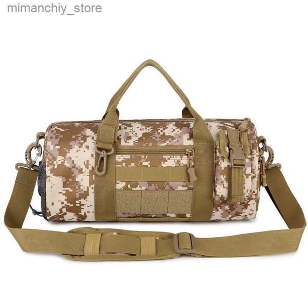 Sacos ao ar livre À Prova D 'Água Homens Ao Ar Livre Militar Tático Sacos Camuflagem Treinamento Fitness Gym Sacos Esporte Saco de Viagem Bolsa de Ombro Mulheres Saco Q231130