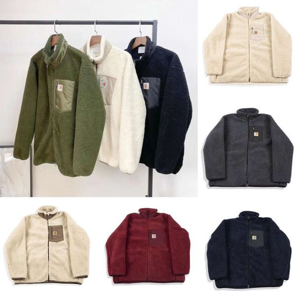 Carhart Coats Erkek Ceketler Tasarımcı Polar Ceket Kalın Bit Klasik Retro Çift Modelleri Kuzus Kaşmir Ceket Kış Dış Çekimler Carharttlys 6612ess