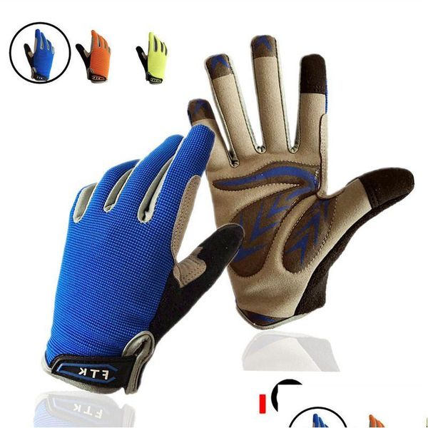 Другие товары для гольфа Детские велосипедные перчатки Fl Finger Спортивный велосипед для юниоров Touch Sn Grip 1 пара Подходит для левой и правой руки Возраст 211 год Dhxdu