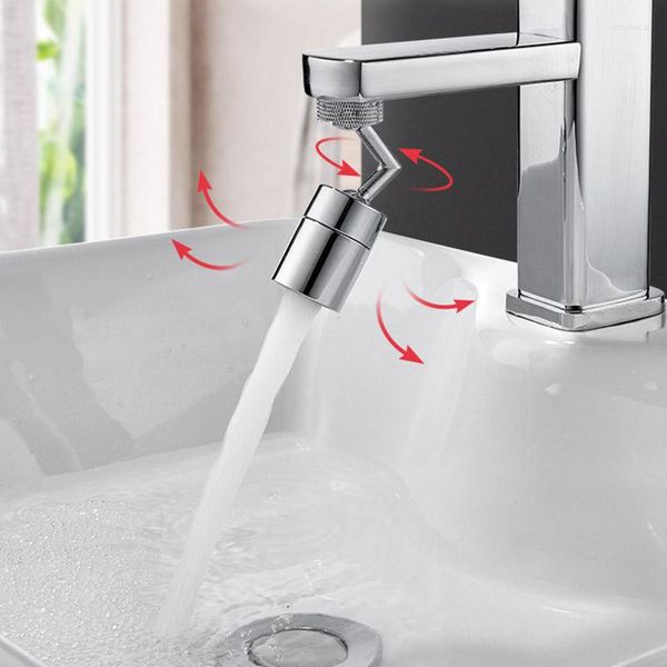 Küchenarmaturen Universal Splash Filter Wasserhahn 720 Grad drehbarer Wasserauslass Sprühkopf auslaufsichere Spardüse mit doppeltem O-Ring