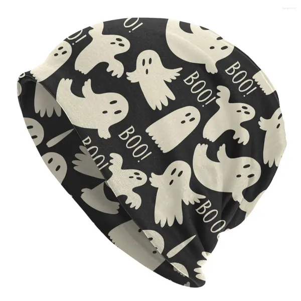 Berretti Halloween Skullies sottili Berretti Berretti Ghost Boo Hat Sport Cappelli sportivi per uomo Donna