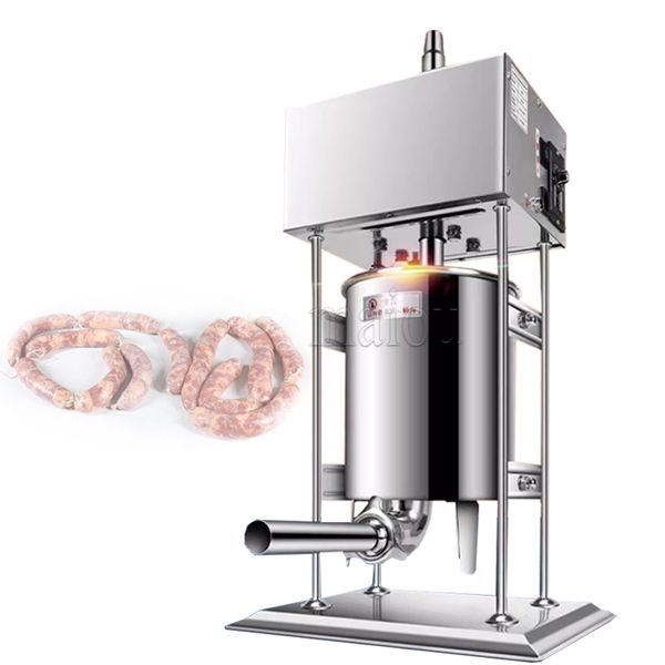 Elettrico Automatico 10L/15L/20L/25L Macchina Per Riempire Salsiccia Pesante Salsiccia Carne In Acciaio Inox