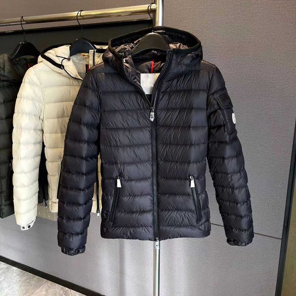 Kadınlar Down Parkas Star Style Little Faye Wong Hooded Women's Down Ceket M evi ince ve bulanık görünüyor